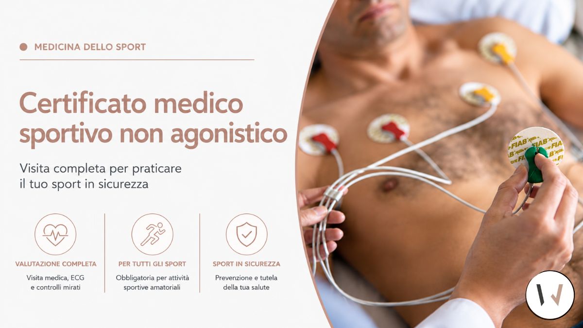 Visita per certificato medico sportivo non agonistico presso White Clinic a Bergamo