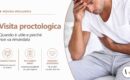 Paziente durante una visita proctologica specialistica